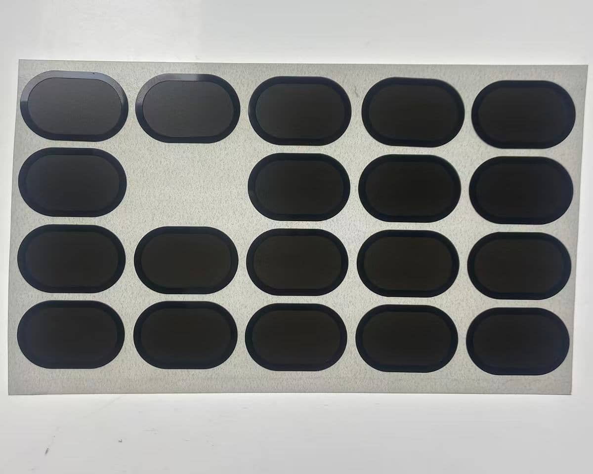 Acoustic vent membrane sample